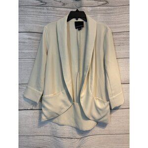 Harlowe & Graham Open Front Blazer Jacket Size M